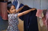 The number of children working as domestic workers in Cambodia is increasing